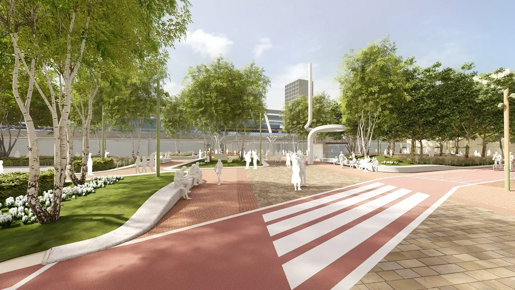 impressie vanaf dukaatplein gem lelystad
