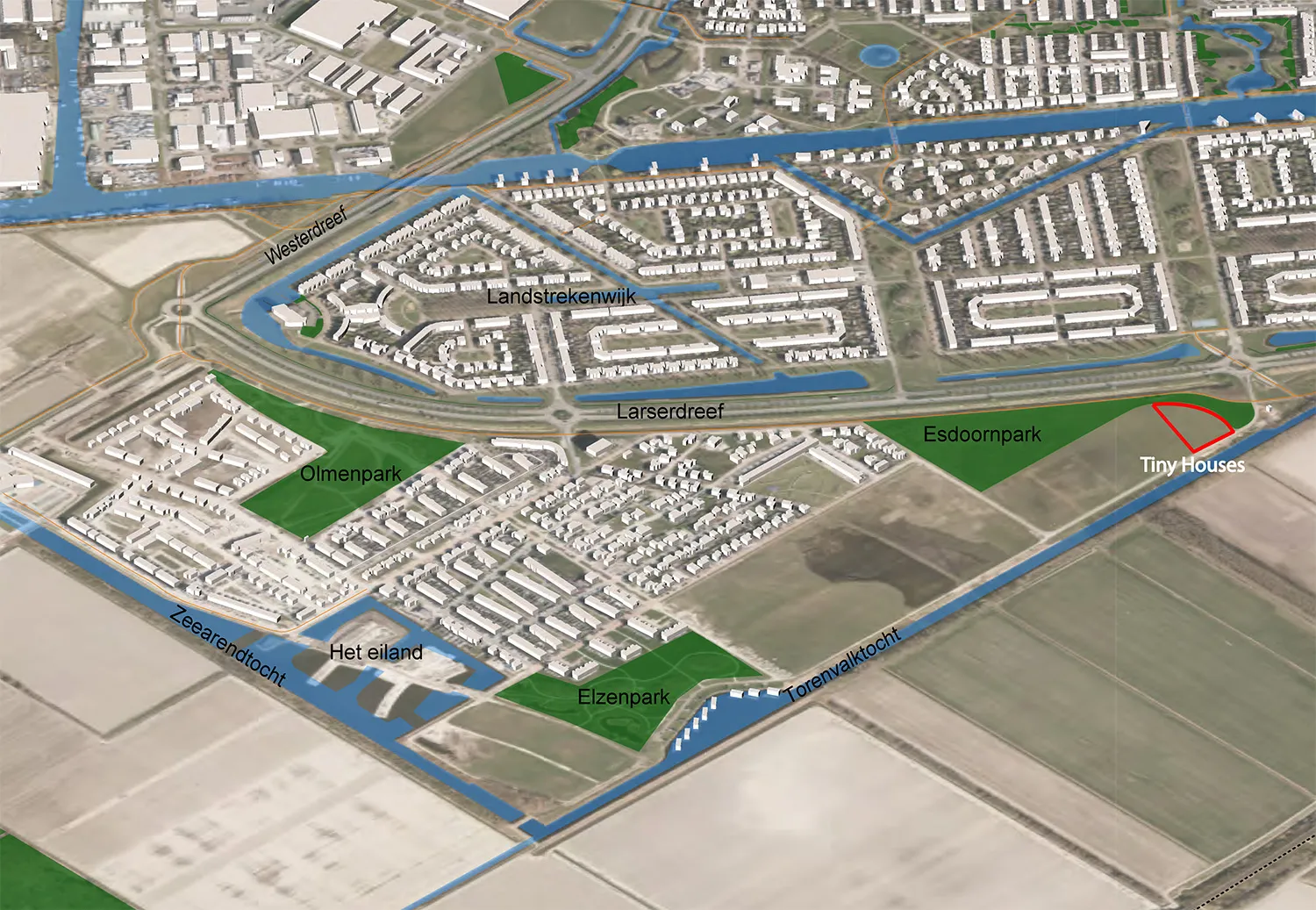 kavels tiny houses ligging