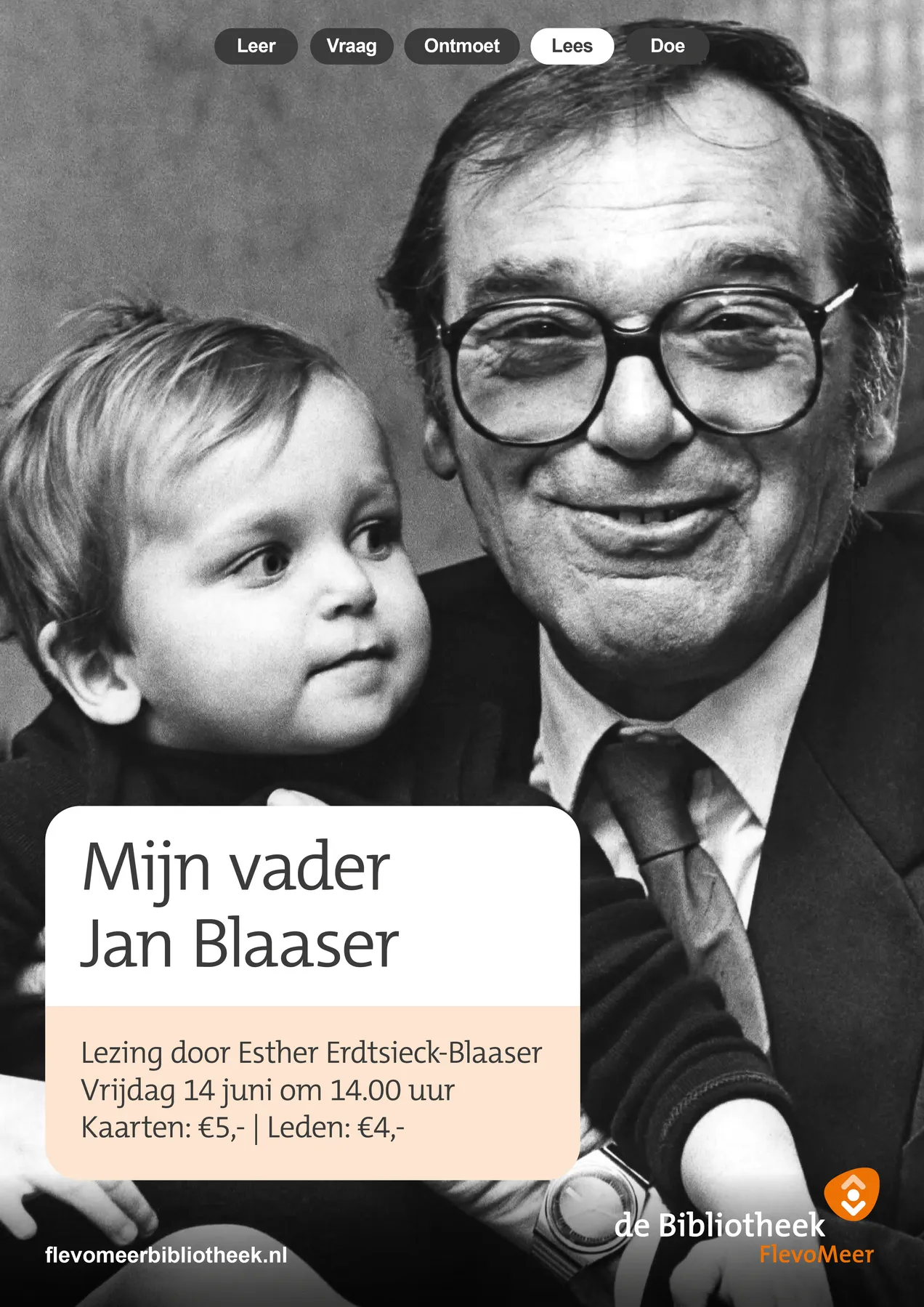 lezing over jan blaaser flevomeer bibliotheek