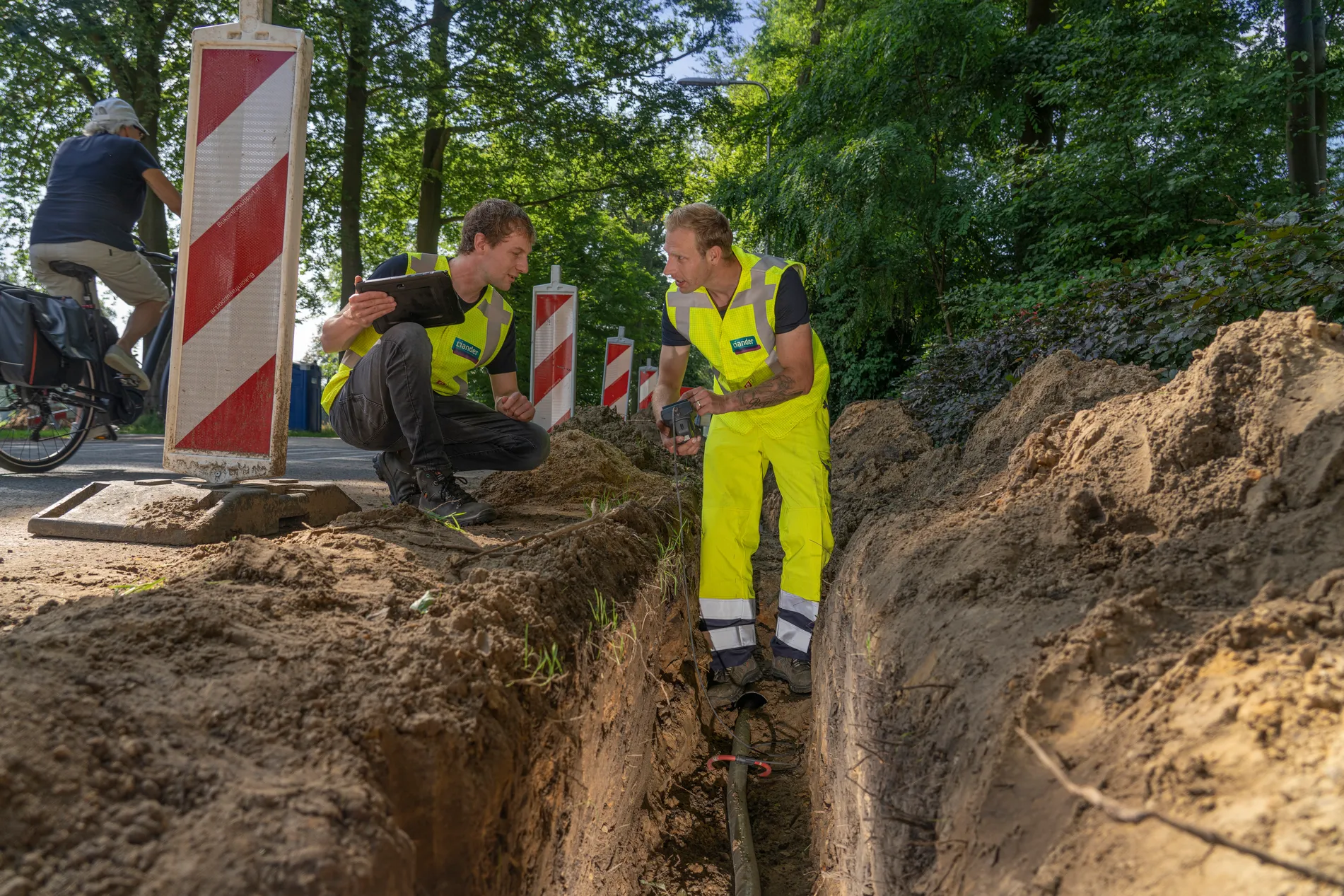 liander werk in uitvoering