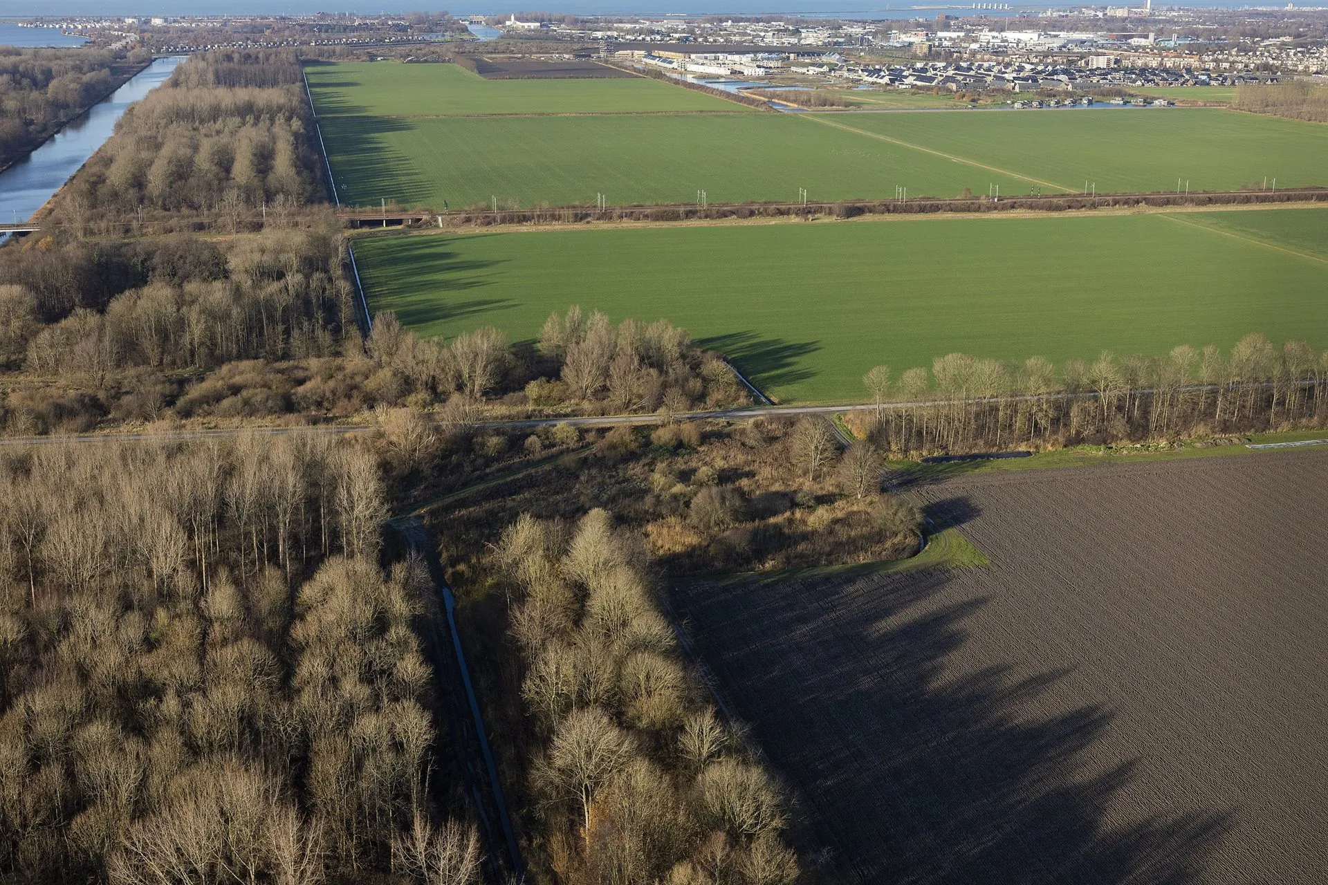 luchtfoto lelystad zuid