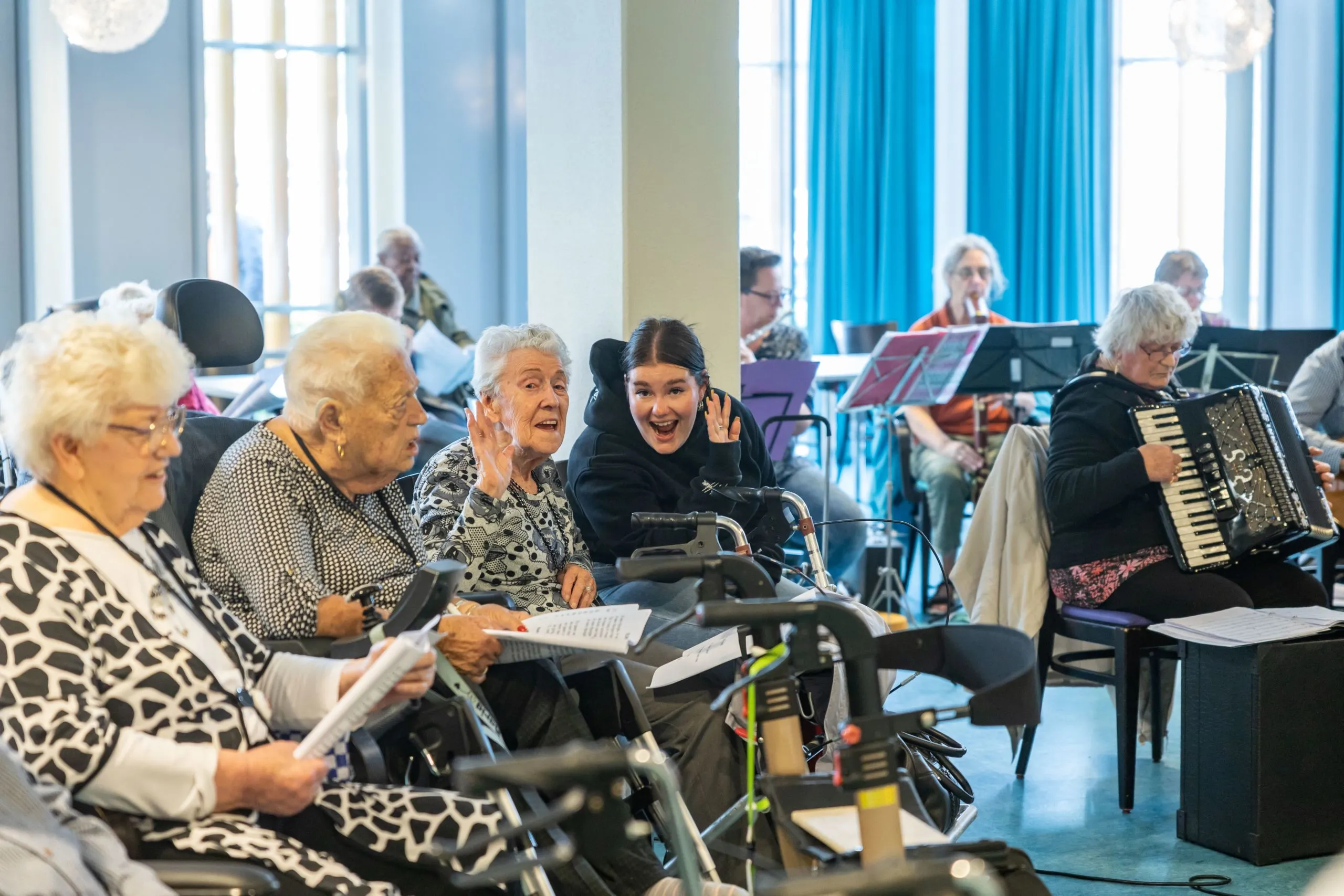 muziek maken in de polder