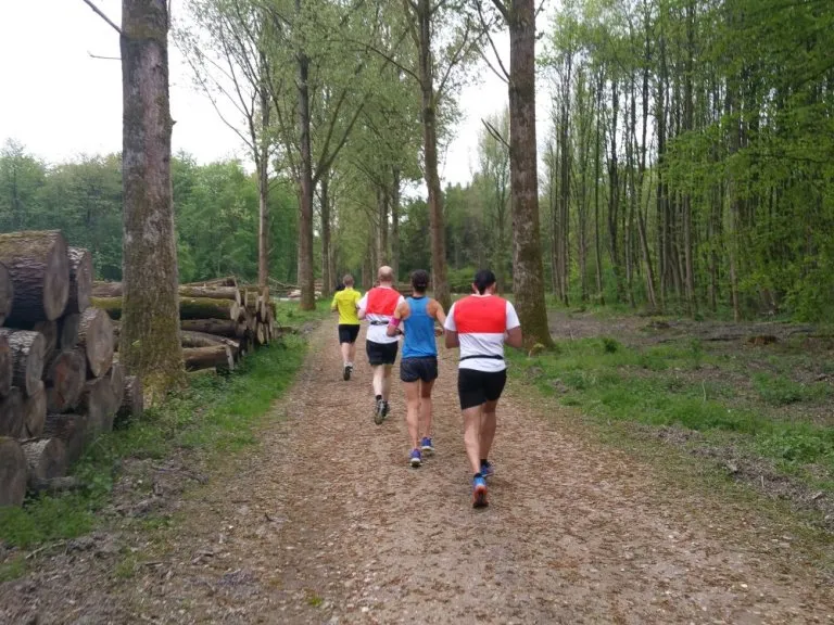 natuurloop slooow in bos