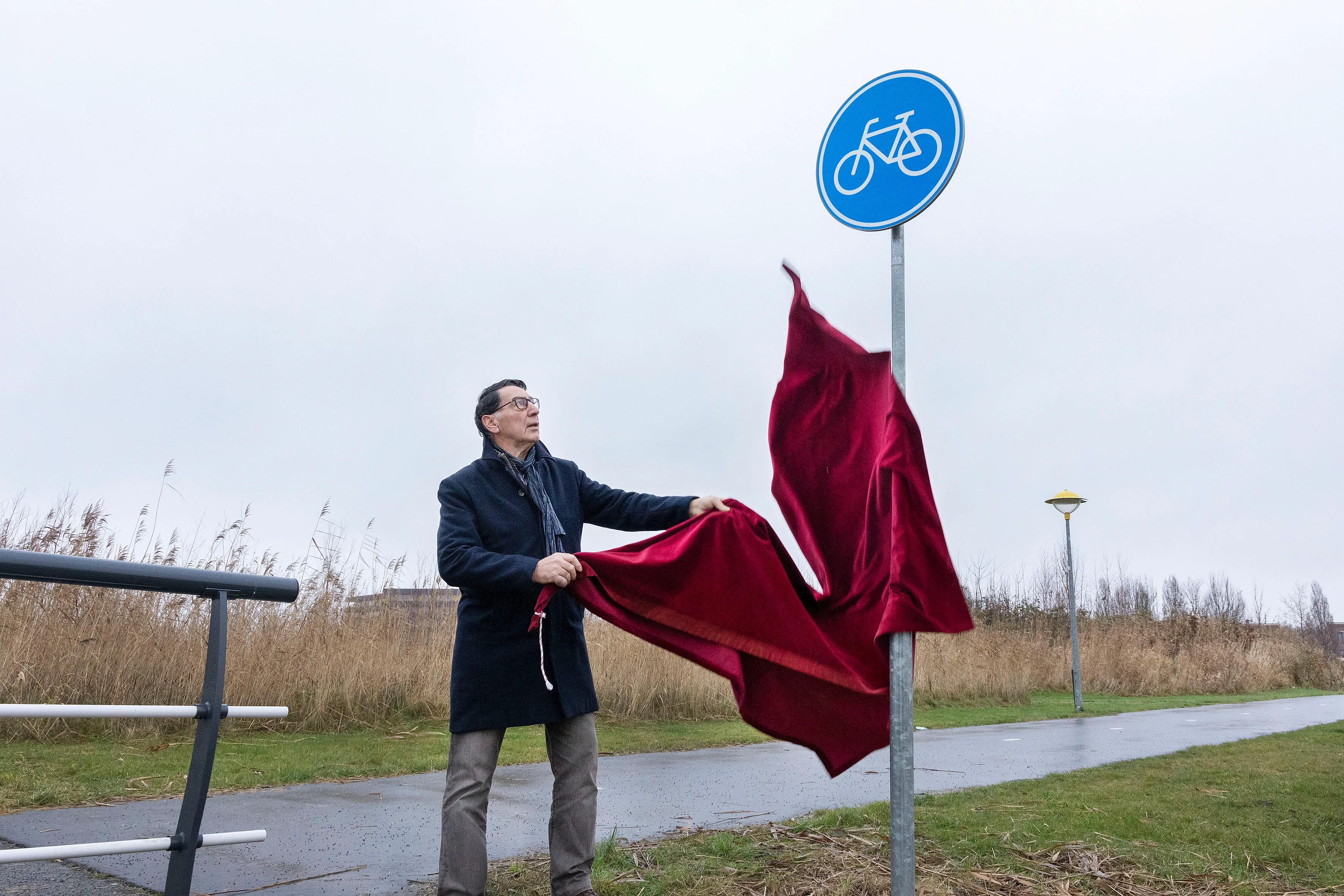 onthulling biologisch verkeersbord