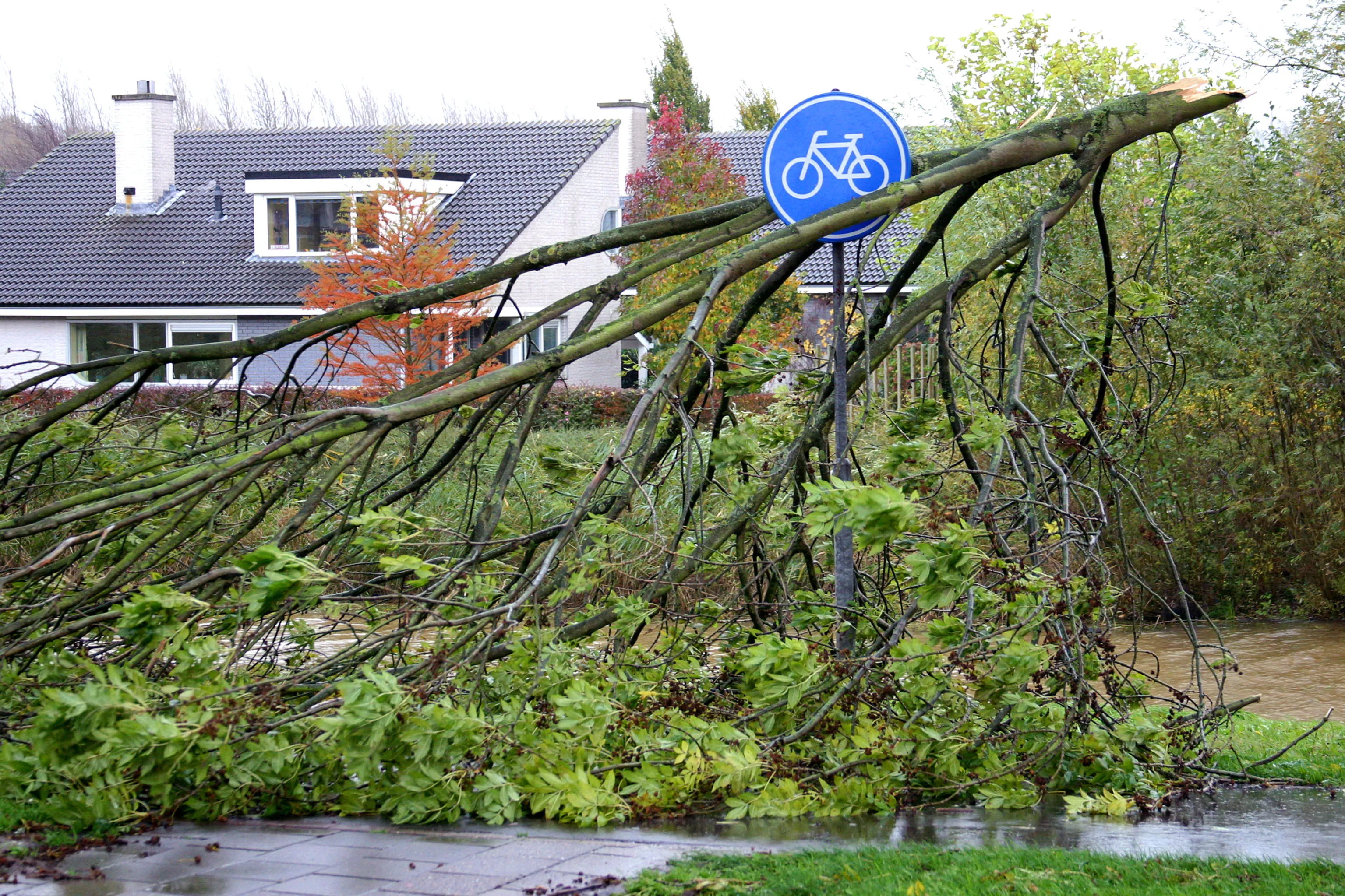onveilig door storm