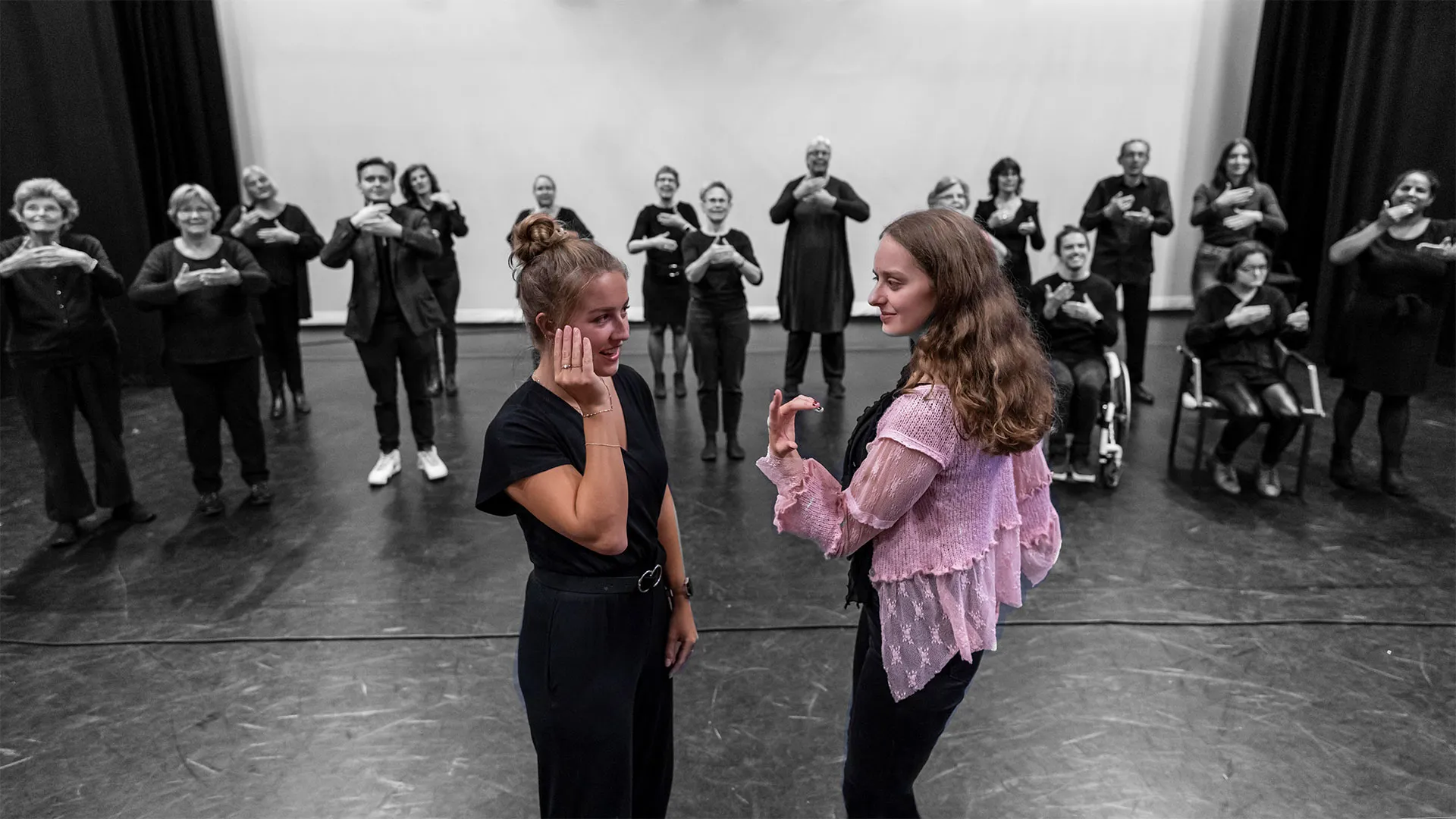 rap en roer gebarenkoor