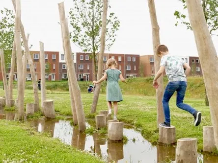 spelen in de wadi