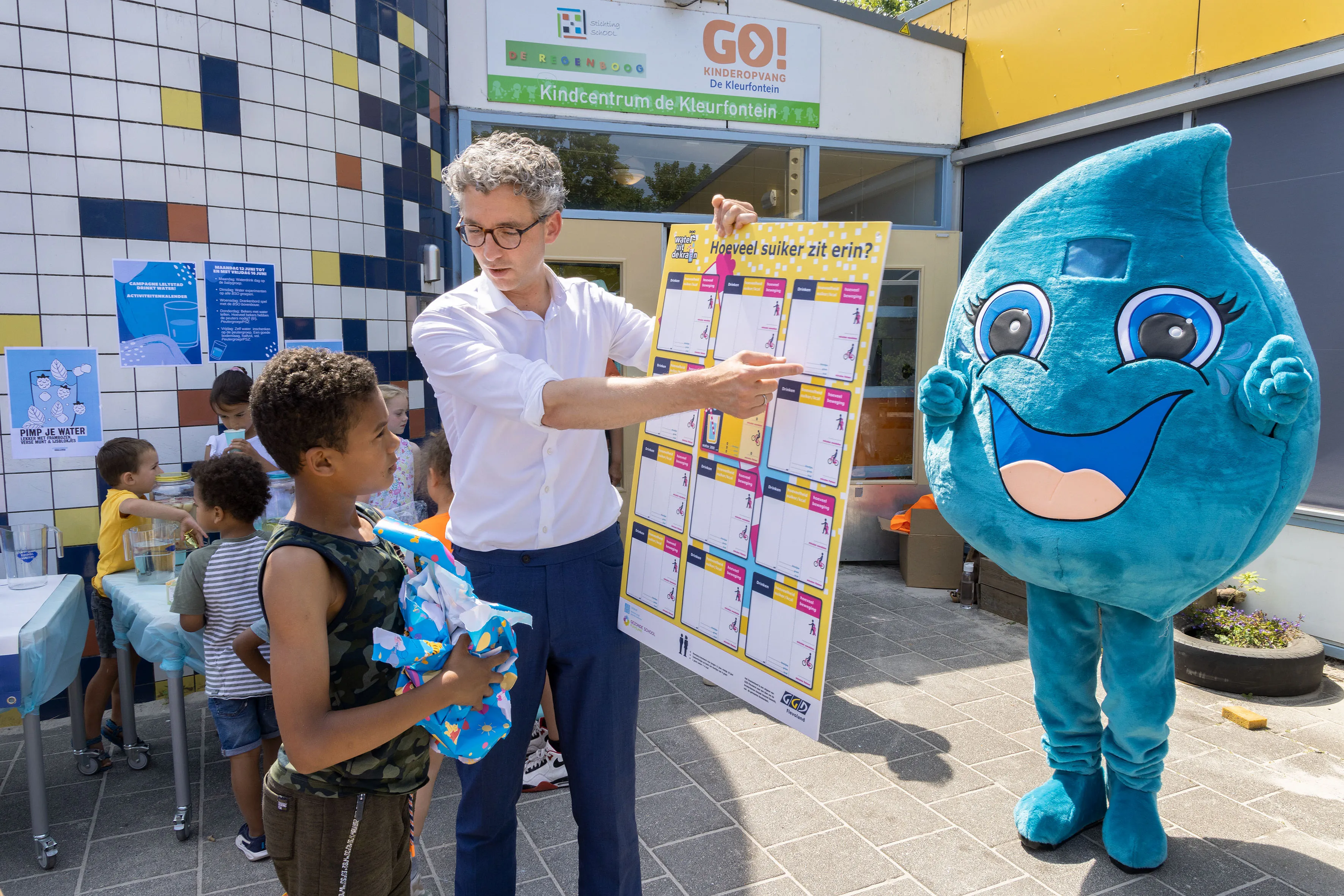 start lelystad drinkt water