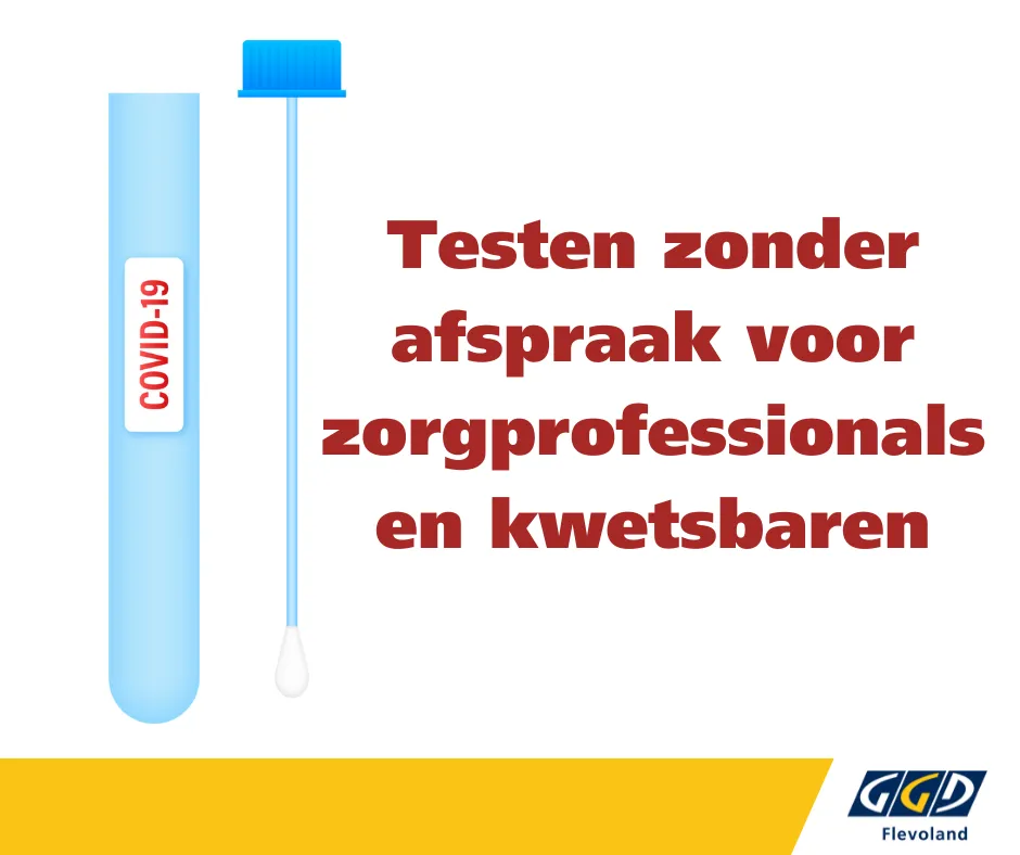 testen zonder afspraak