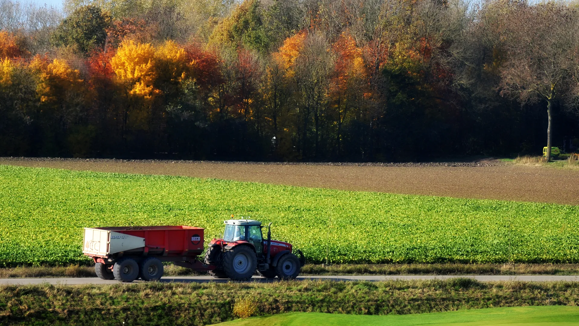 trekker landbouw prov flevoland