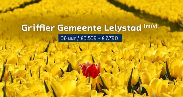 vacature griffier tulp