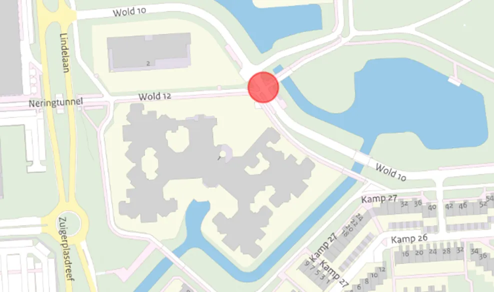 wegafsluiting 3 tm 7 oktober