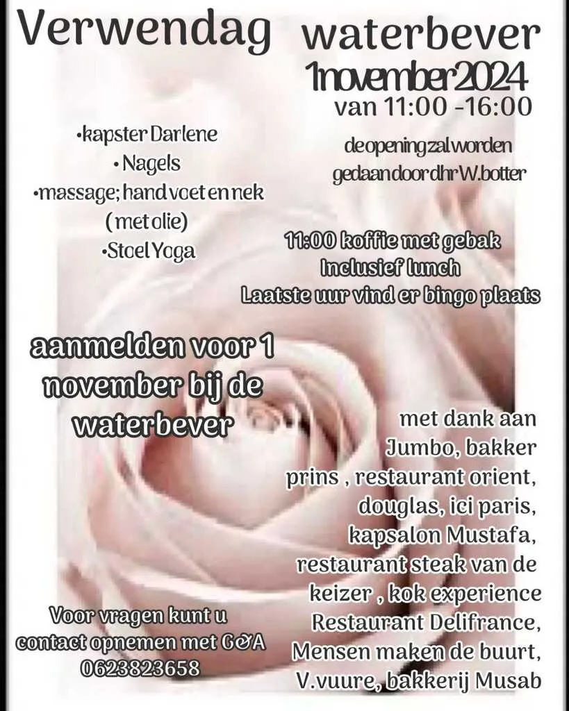 verwendag 1 november gina verwendag