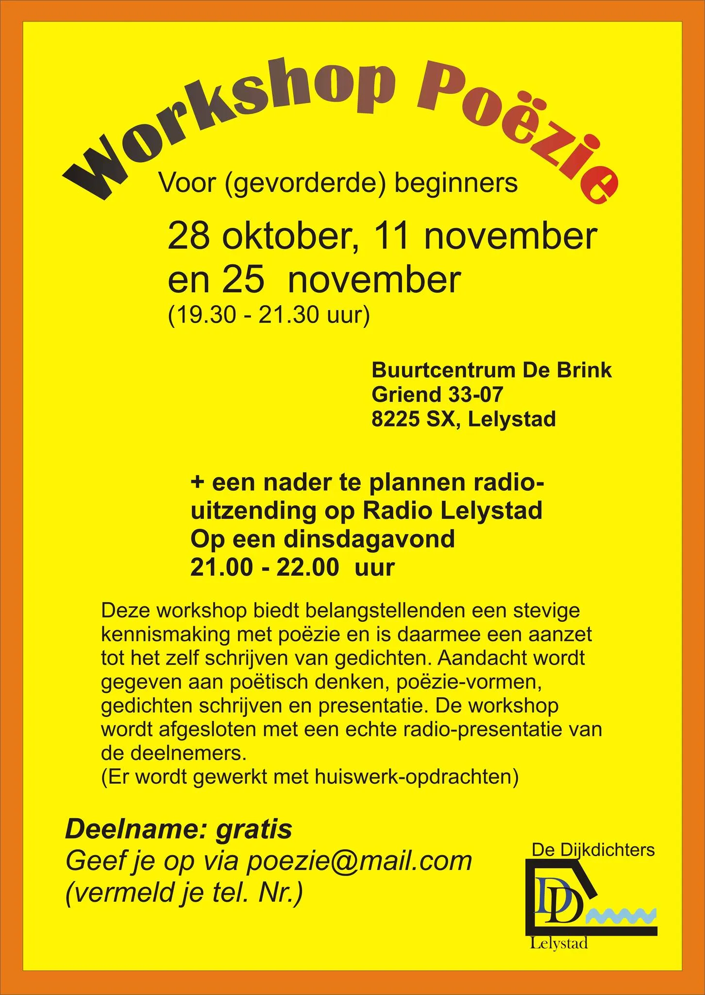 workshop poezie stichting culturale