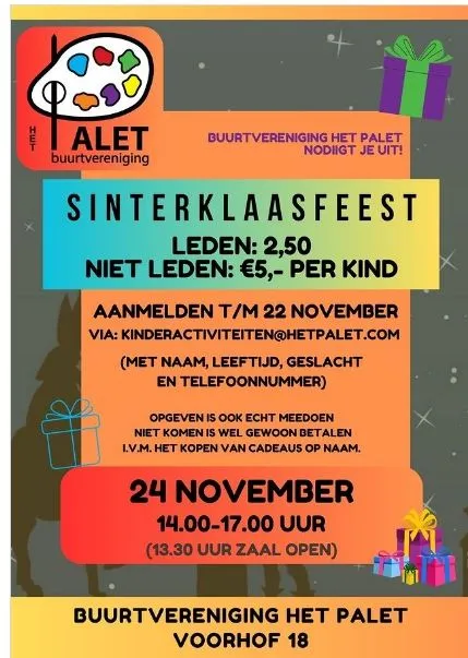 sinterklaasfeest het palet het palet