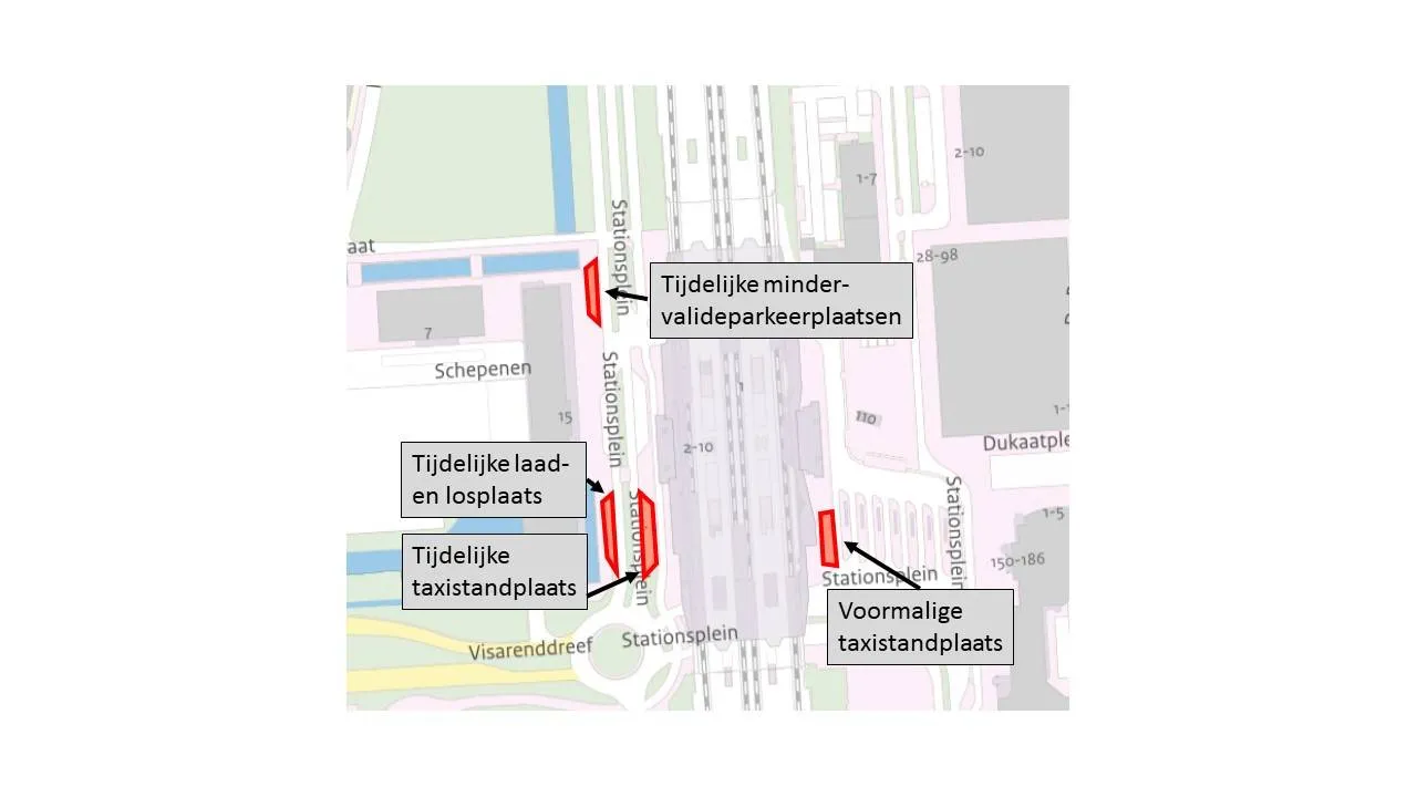 kaartje tijdelijke taxistandplaats gem lelystad
