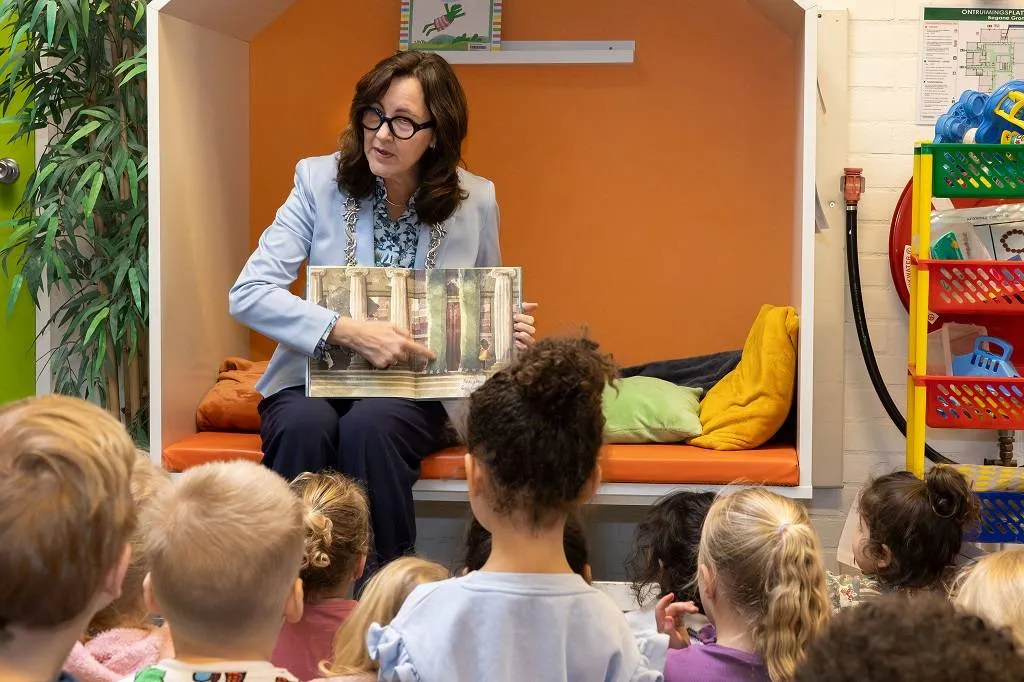 voorlezen grundel door burgemeester gem lelystad