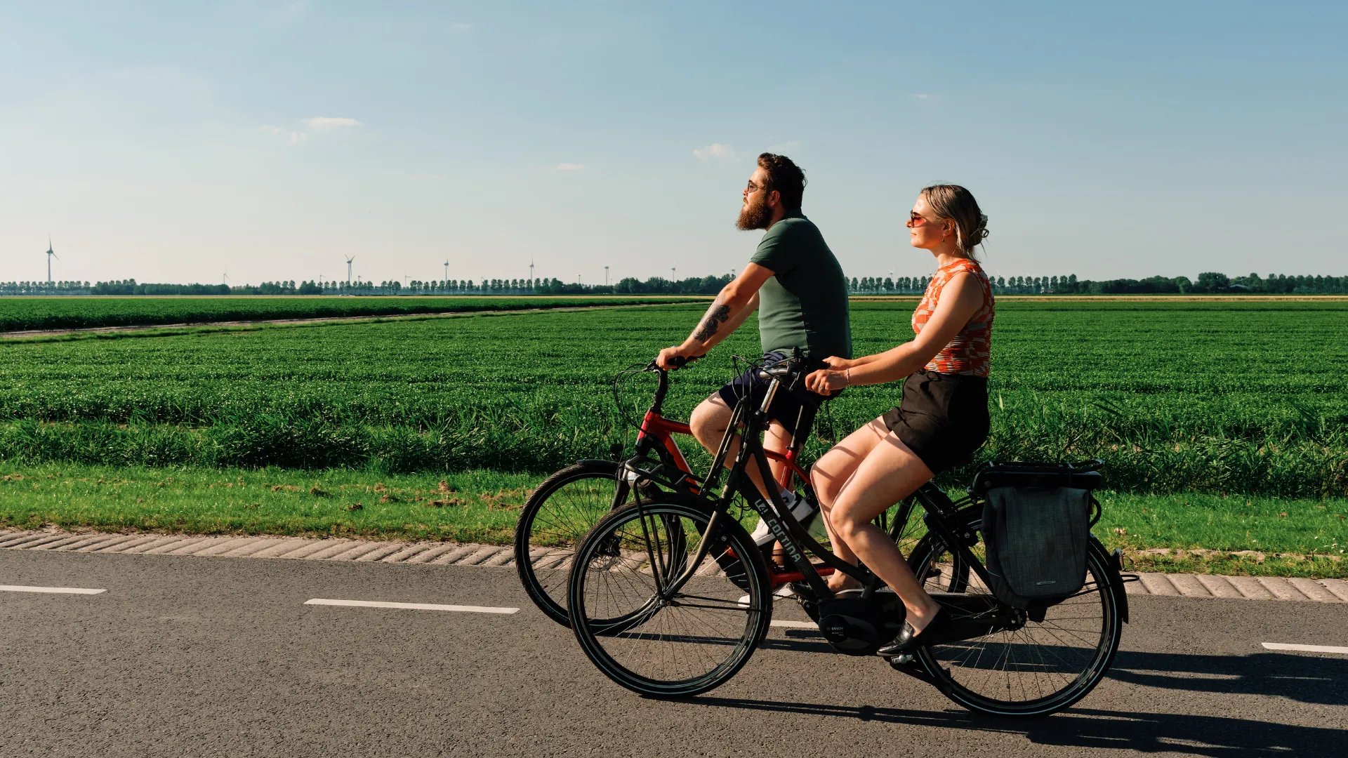 Fietsers Flevoland (© prov Flevoland)