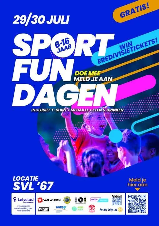 Sport Fun dagen 2023 (© Sportservice Flevoland)