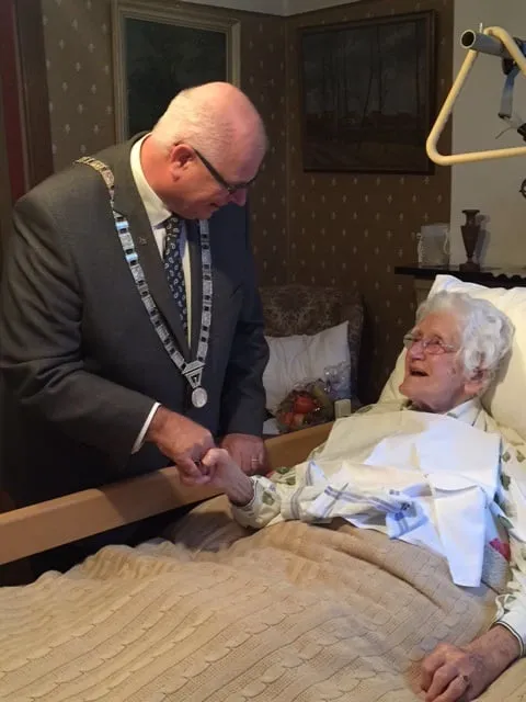 108 jarige mevr steijvers