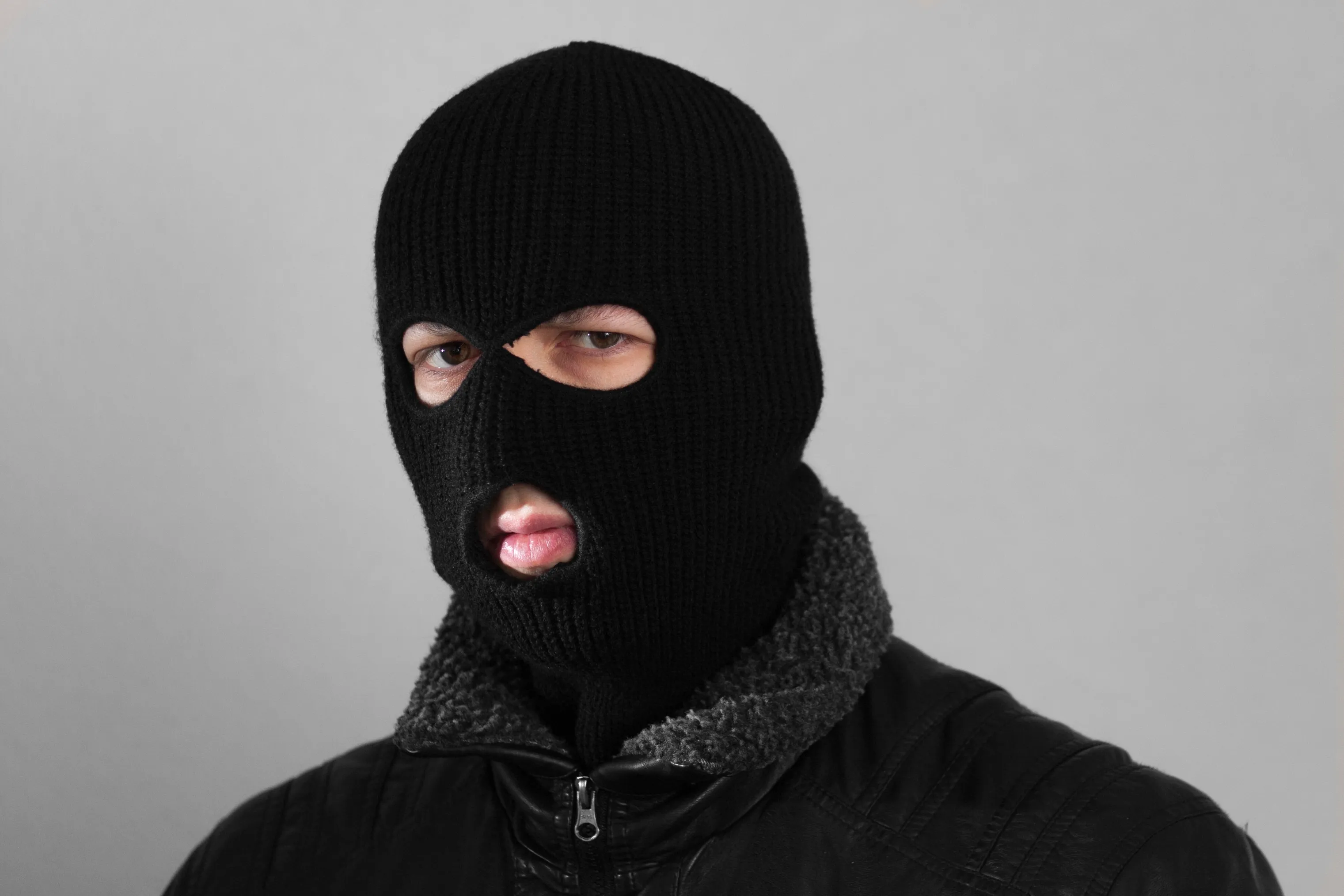 balaclava 3 hole black
