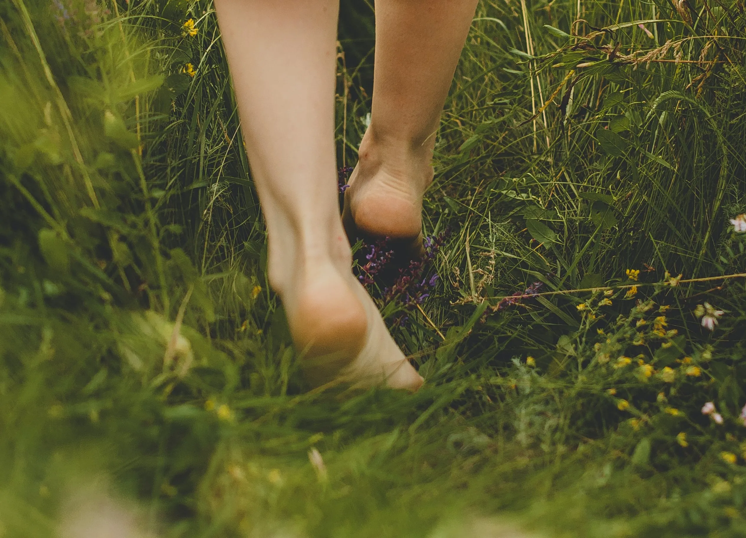 blote voeten pad