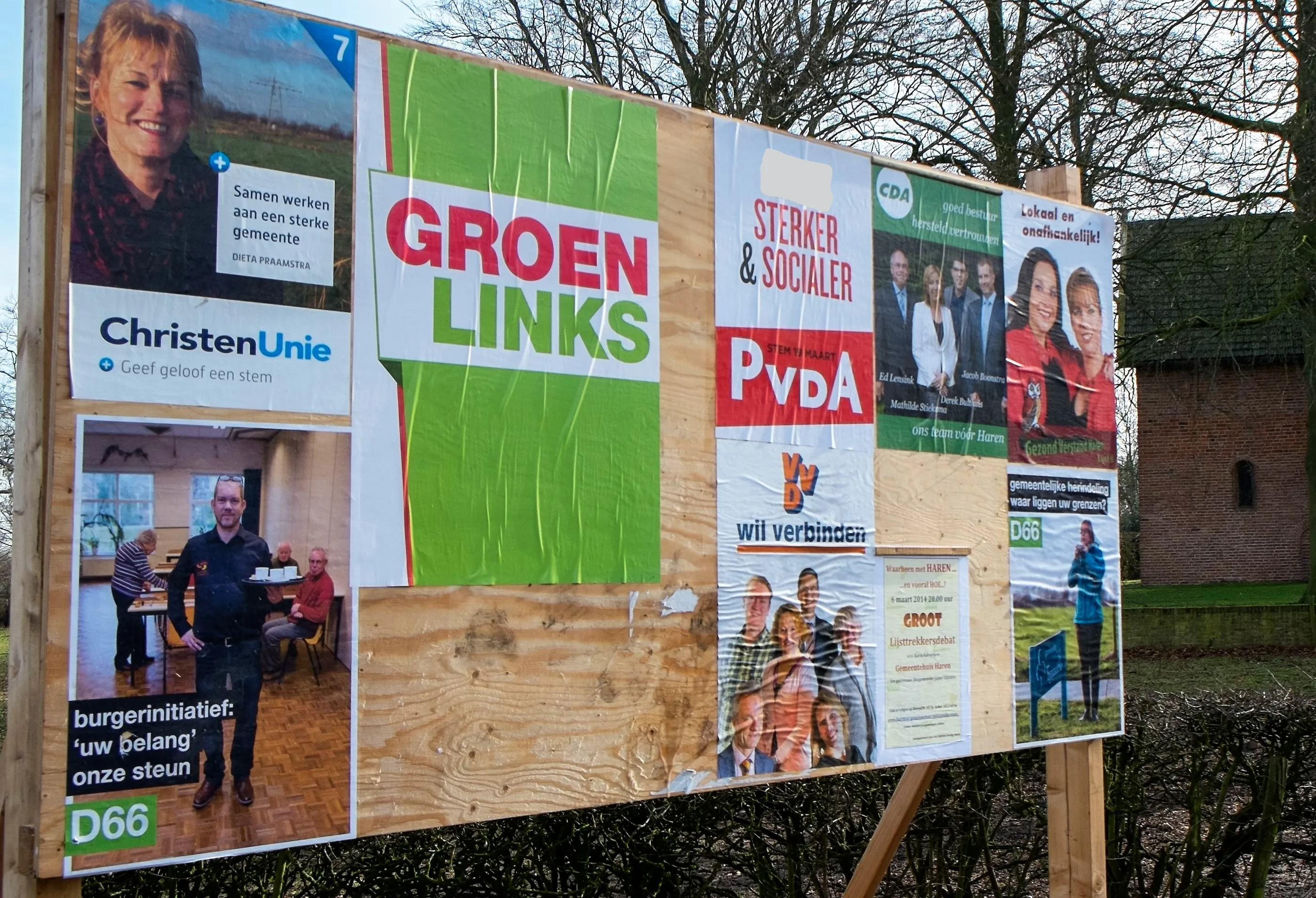 inkednoordlaren verkiezingsbord li
