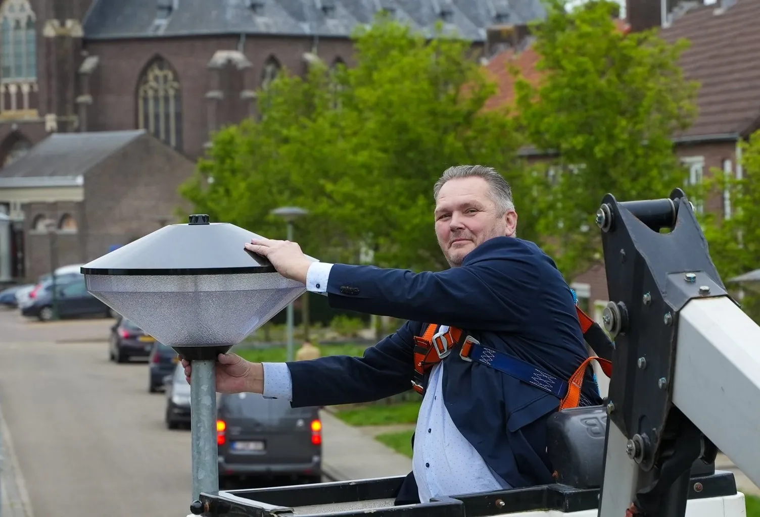 openbare verlichting vervangen of led hoogtefotograaf 110424 27 101