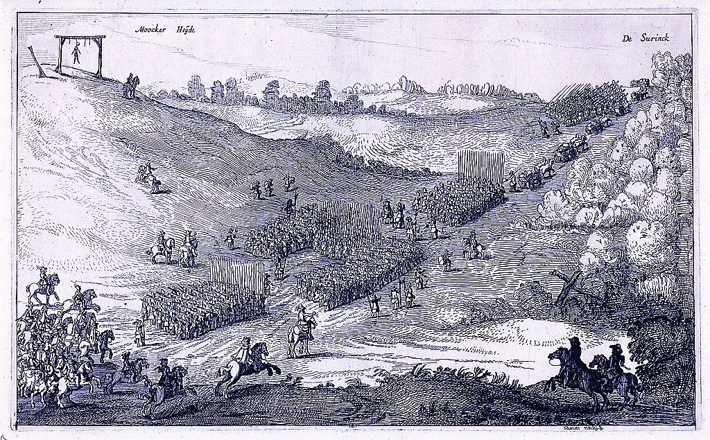 schutterij van leiden in slagorde op de mookerheide 1622 68ab29