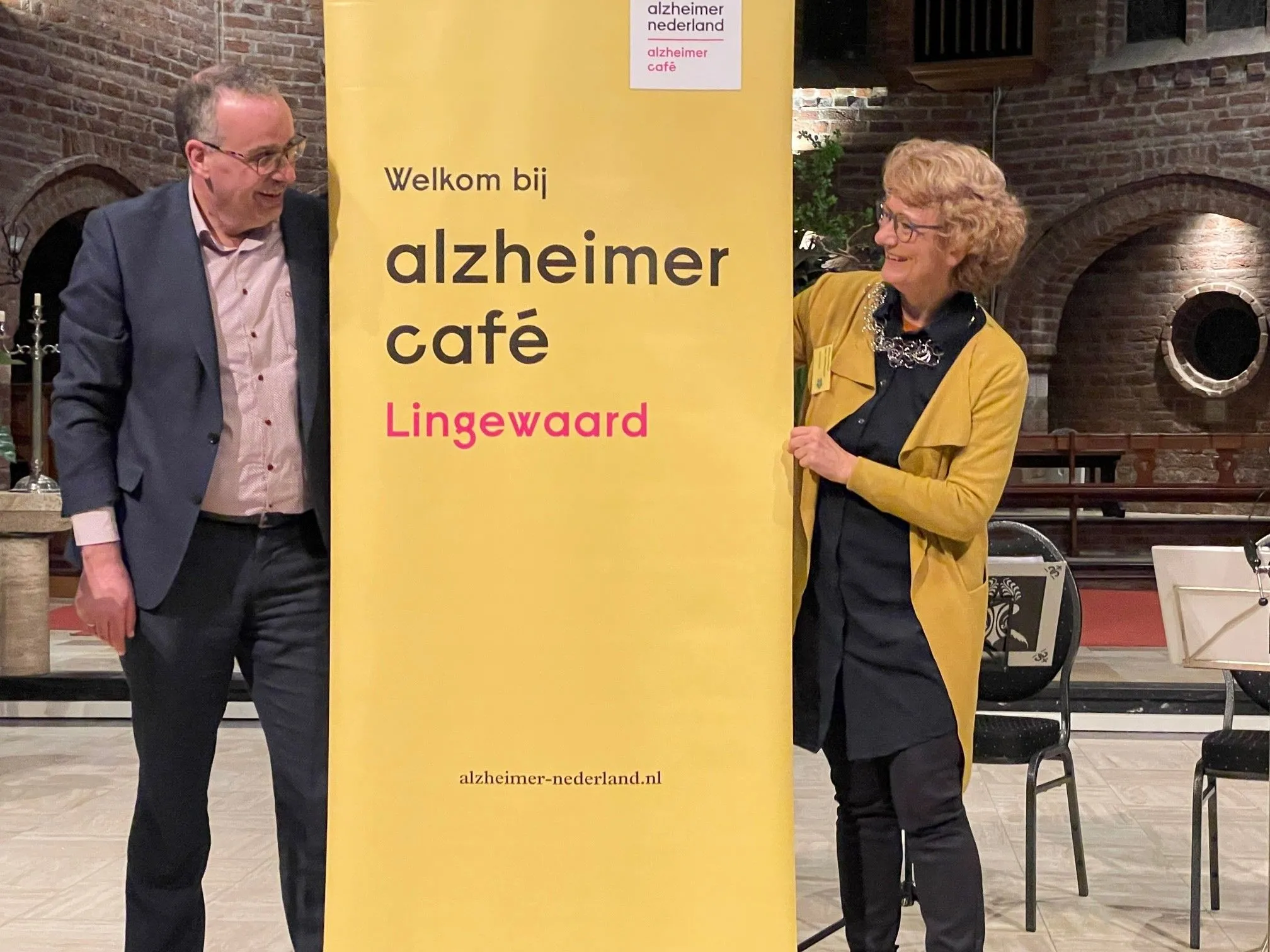 alzheimer cafe lingewaardvlnr aart slob en wilmy vietor openen het alzheimer cafe lingewaard