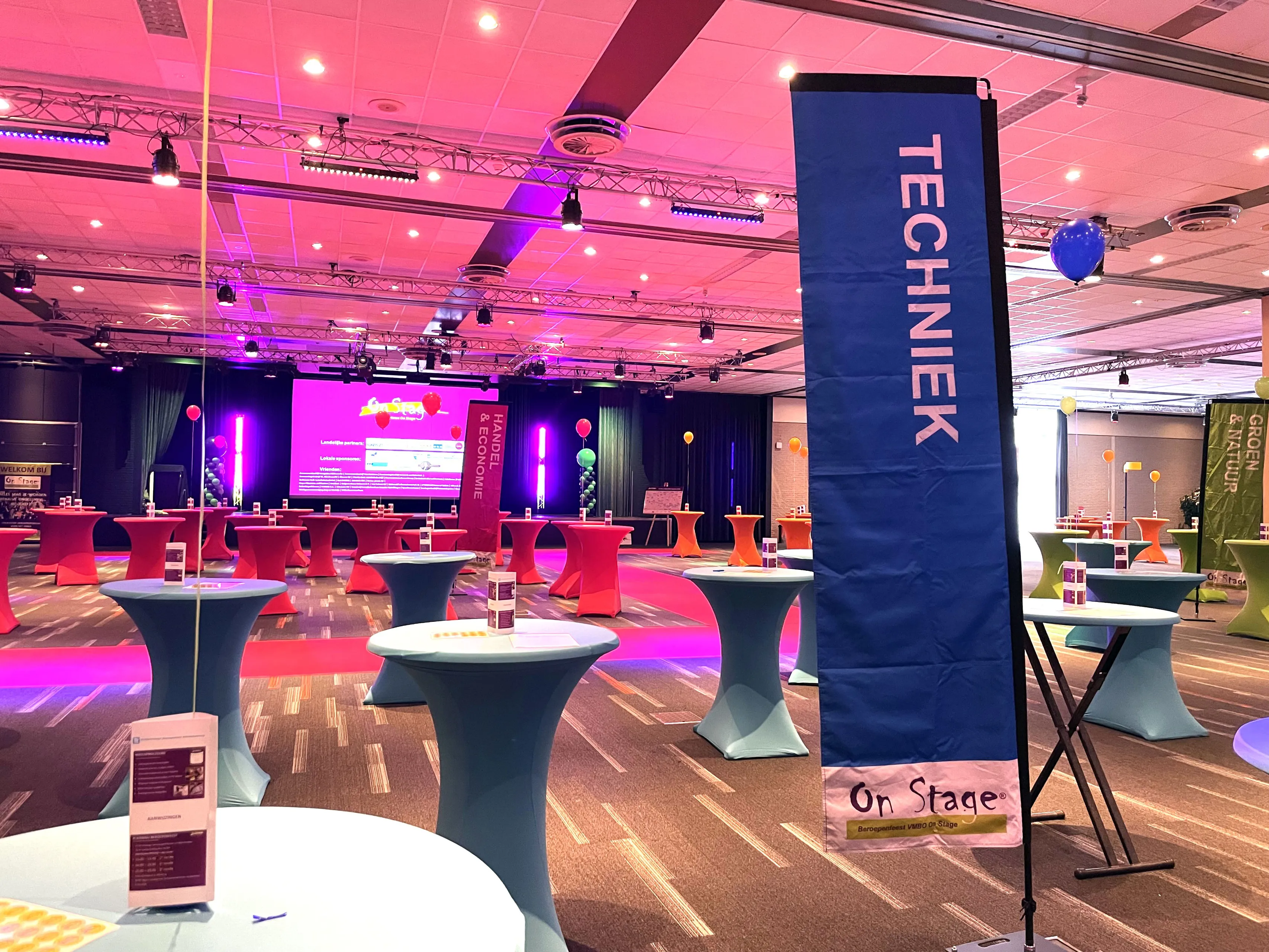 bos 2023 alles in de eventzaal van papendal staat klaar om de beroepsbeoefenaren leerlingen en matchmakers te ontvang1