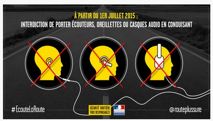 headset frankrijk verboden