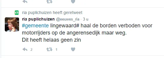 lingewaard nieuws tweet motoren angerense dijk huissen