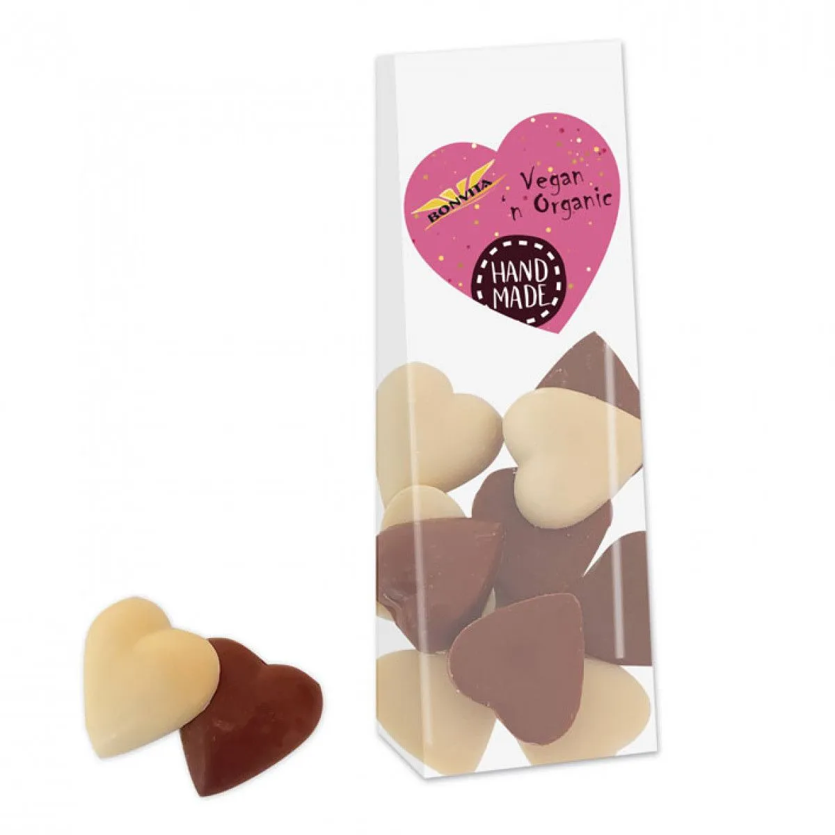 recallekoplazabonvita vegan chocolade hartjes wit bruin