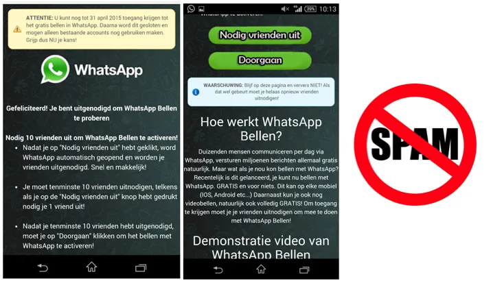 spam whatsapp