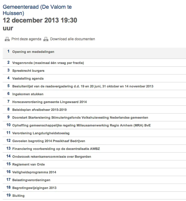 zyqbbpobg12n9ct3e55dv5c4e 12 dec raadvergadering agenda