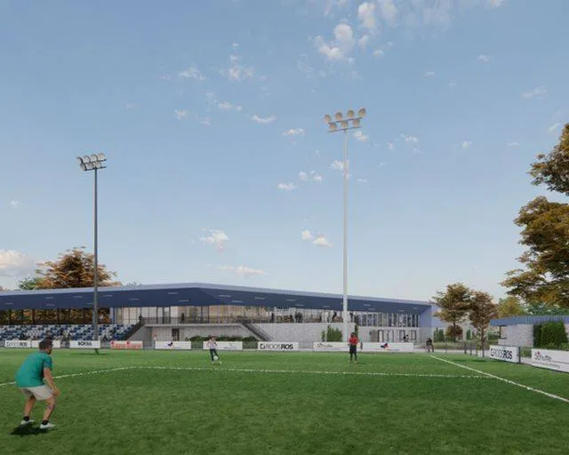 MFSA De Blauwenburcht.Start bouw sportcomplex Gemeente Lingewaard