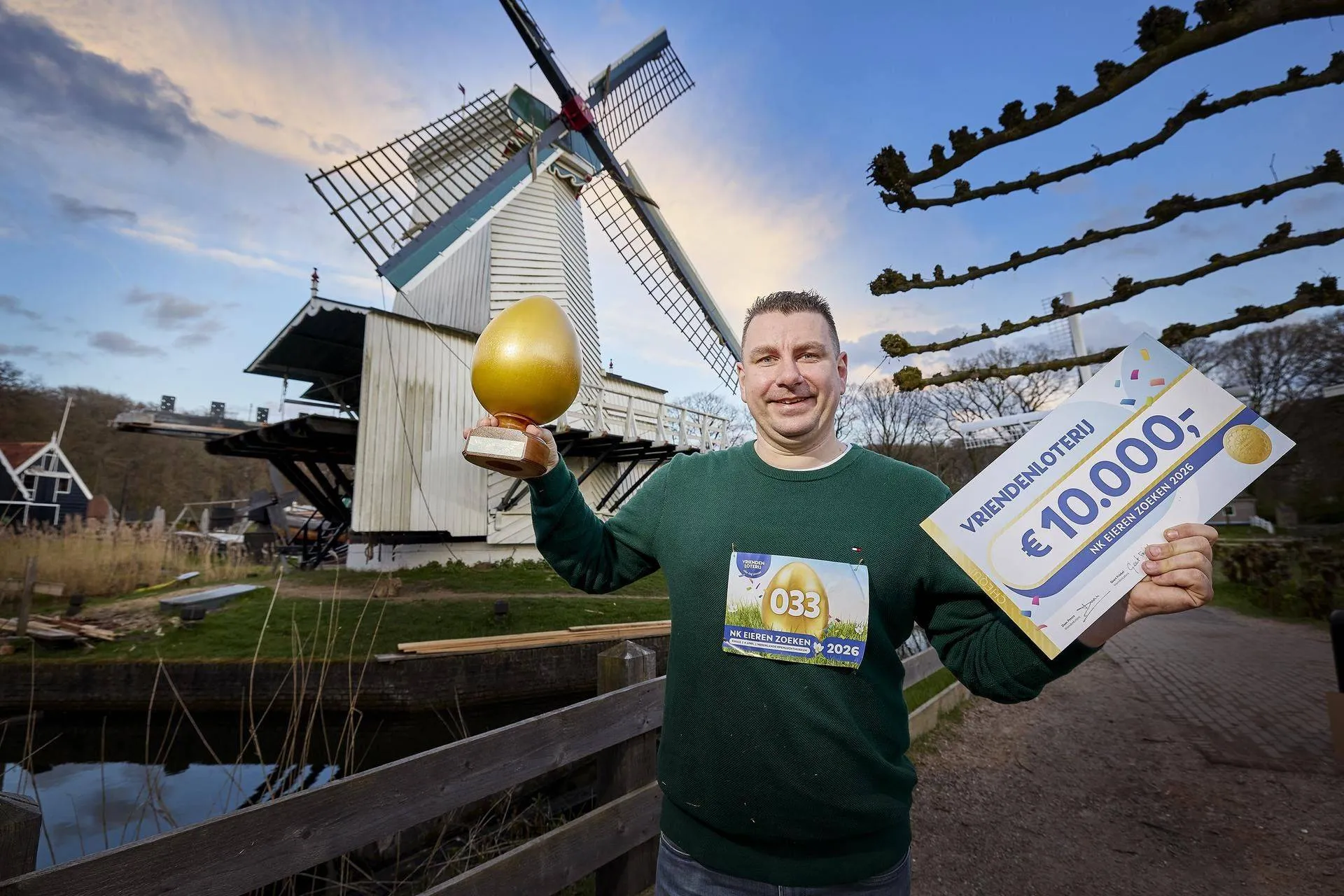 Peter Paul uit Well is de nieuwe Nederlands Kampioen Eieren Zoeken 2026.VriendenLoterij