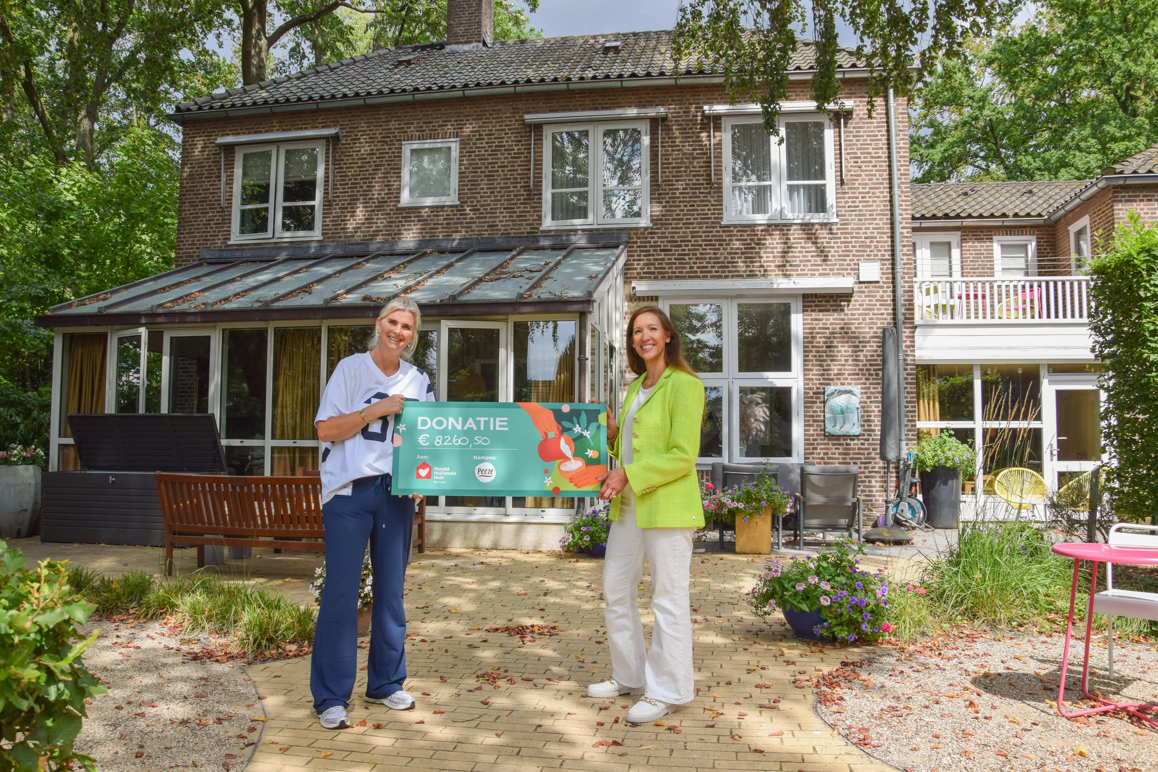 Actie Peeze vierdaagse Ronald Macdonaldhuis