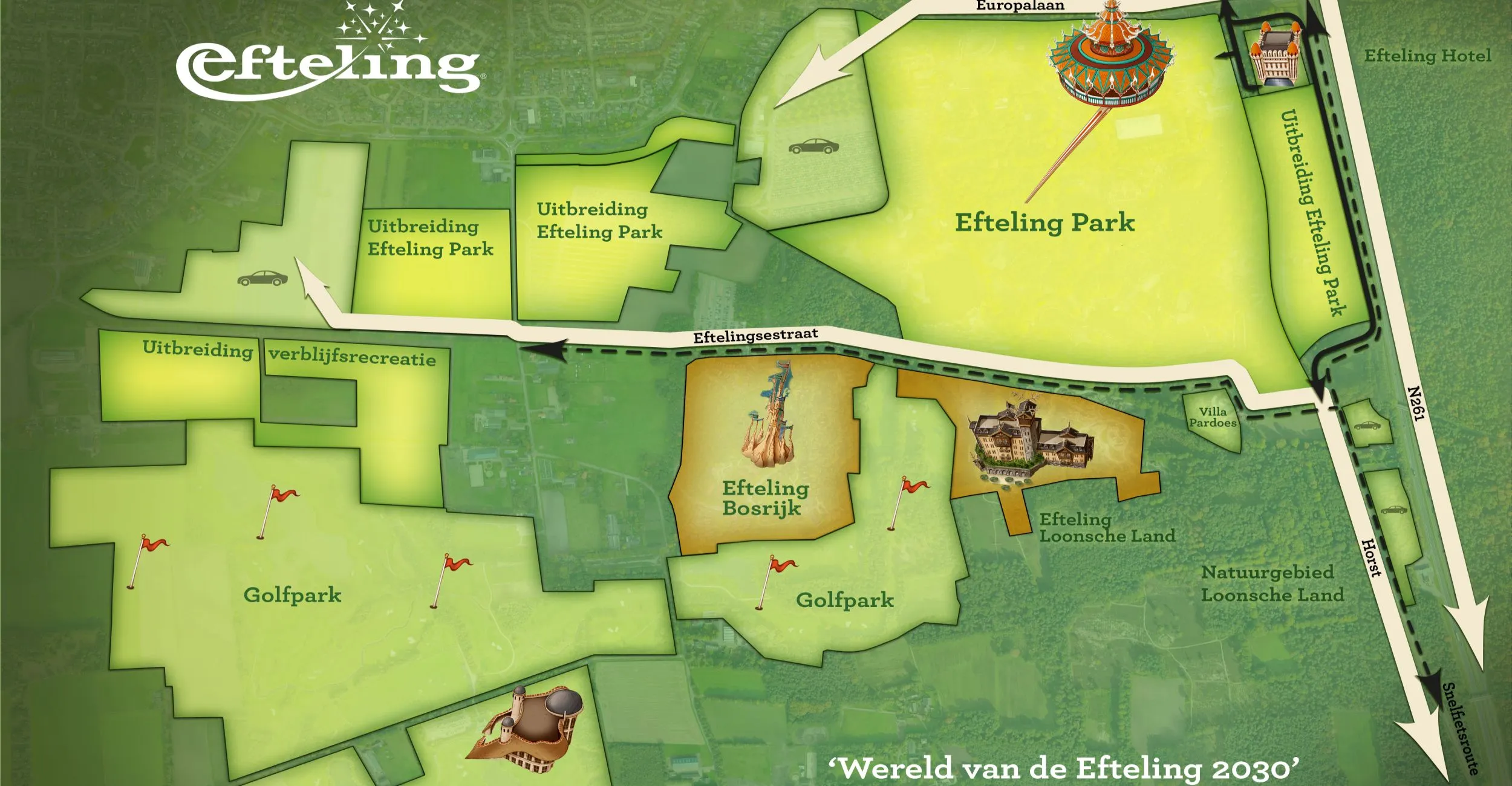 bestemmingplan wereld van de efteling 2030