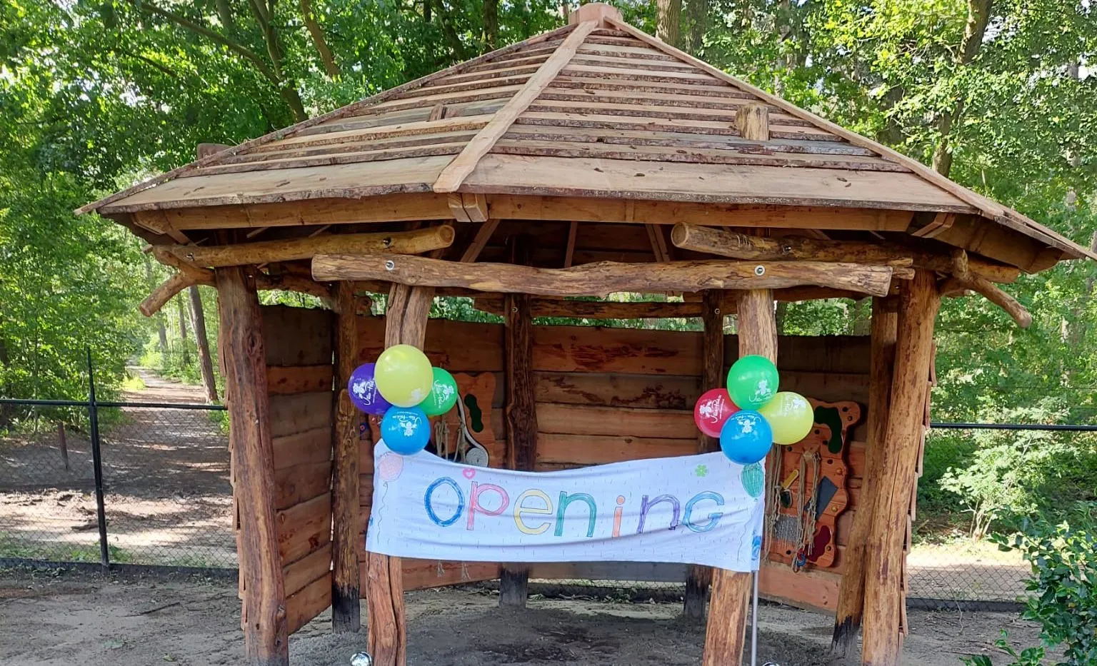 foto shelter met voelborden villa pardoes