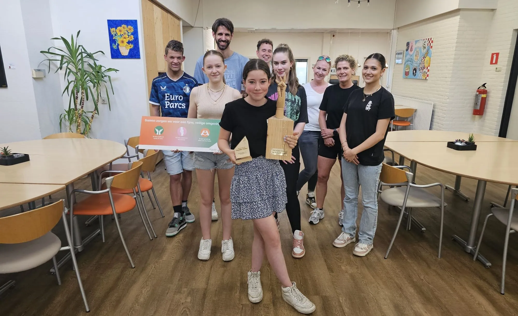 gouden trofee elin van der wouw