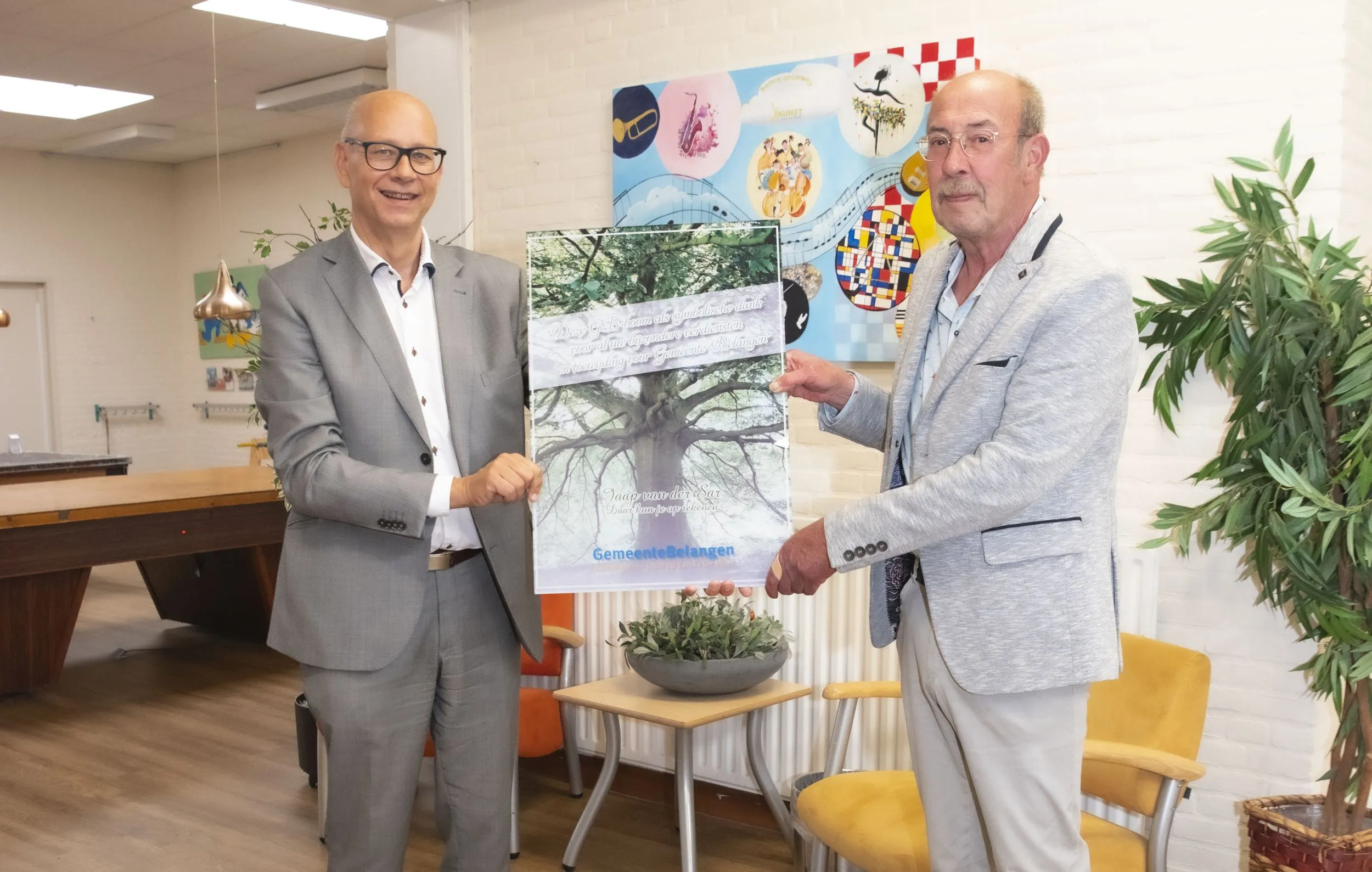 jaap van der sar uitreiking gb boom