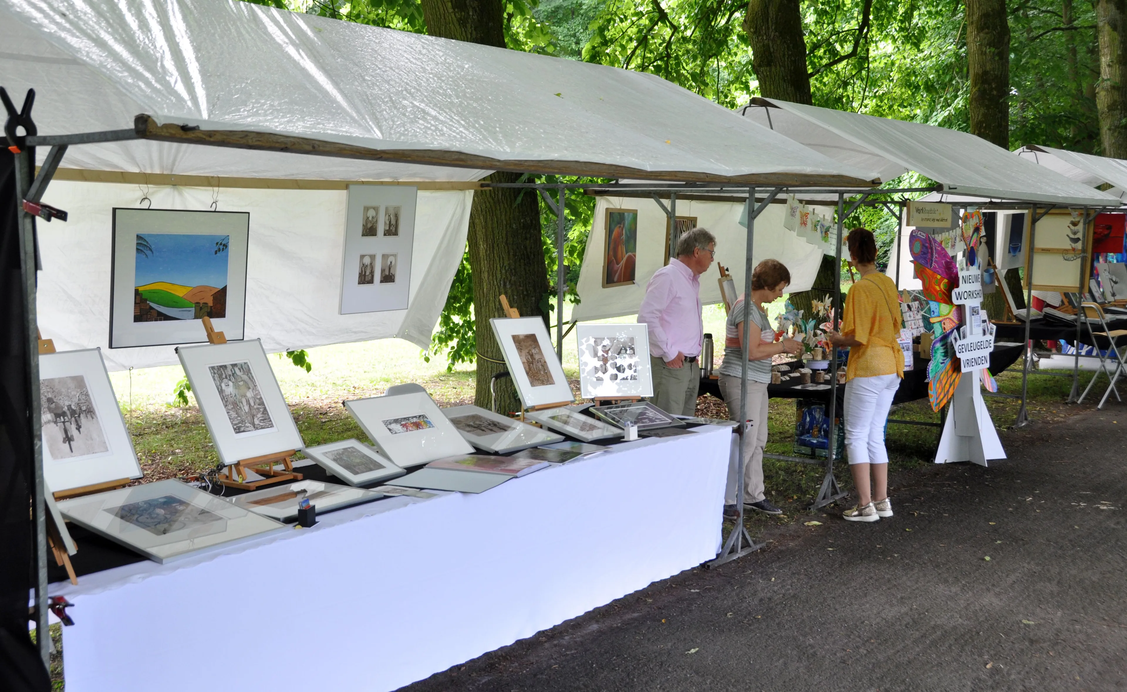 kunstmarkt het witte kasteel in 2018