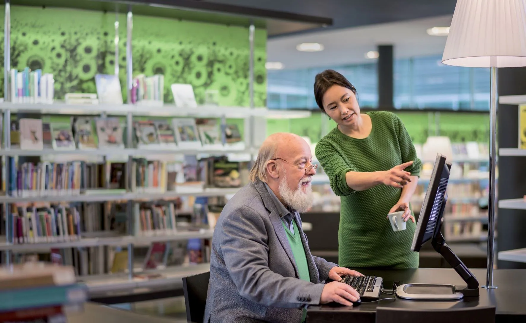 man uitleg foto voor digispreekuur