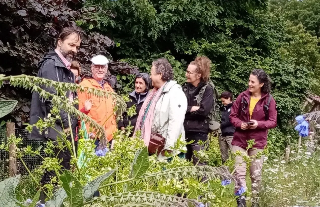 marleen rechts op bezoek in boekel
