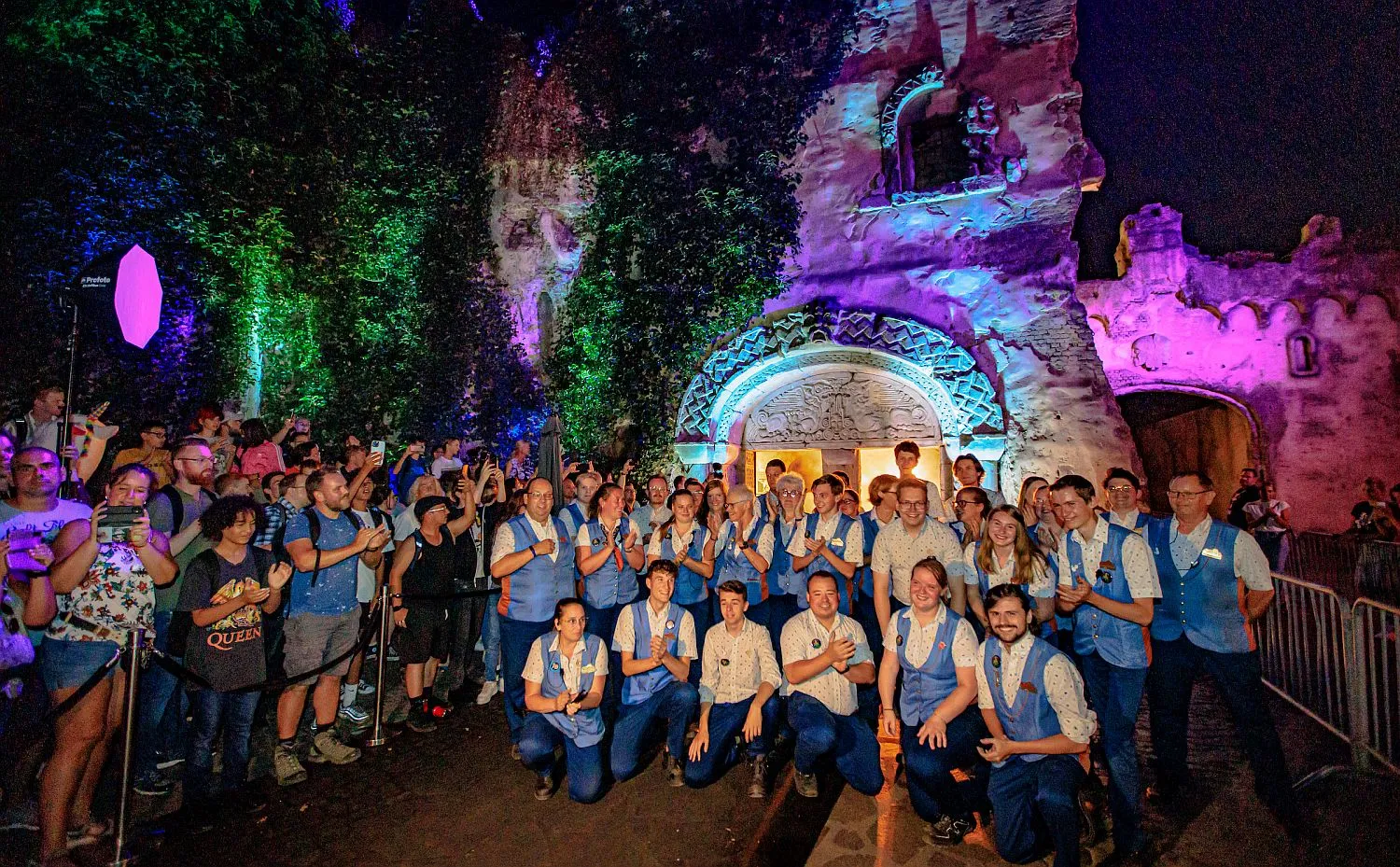 medewerkers voor het spookslot efteling