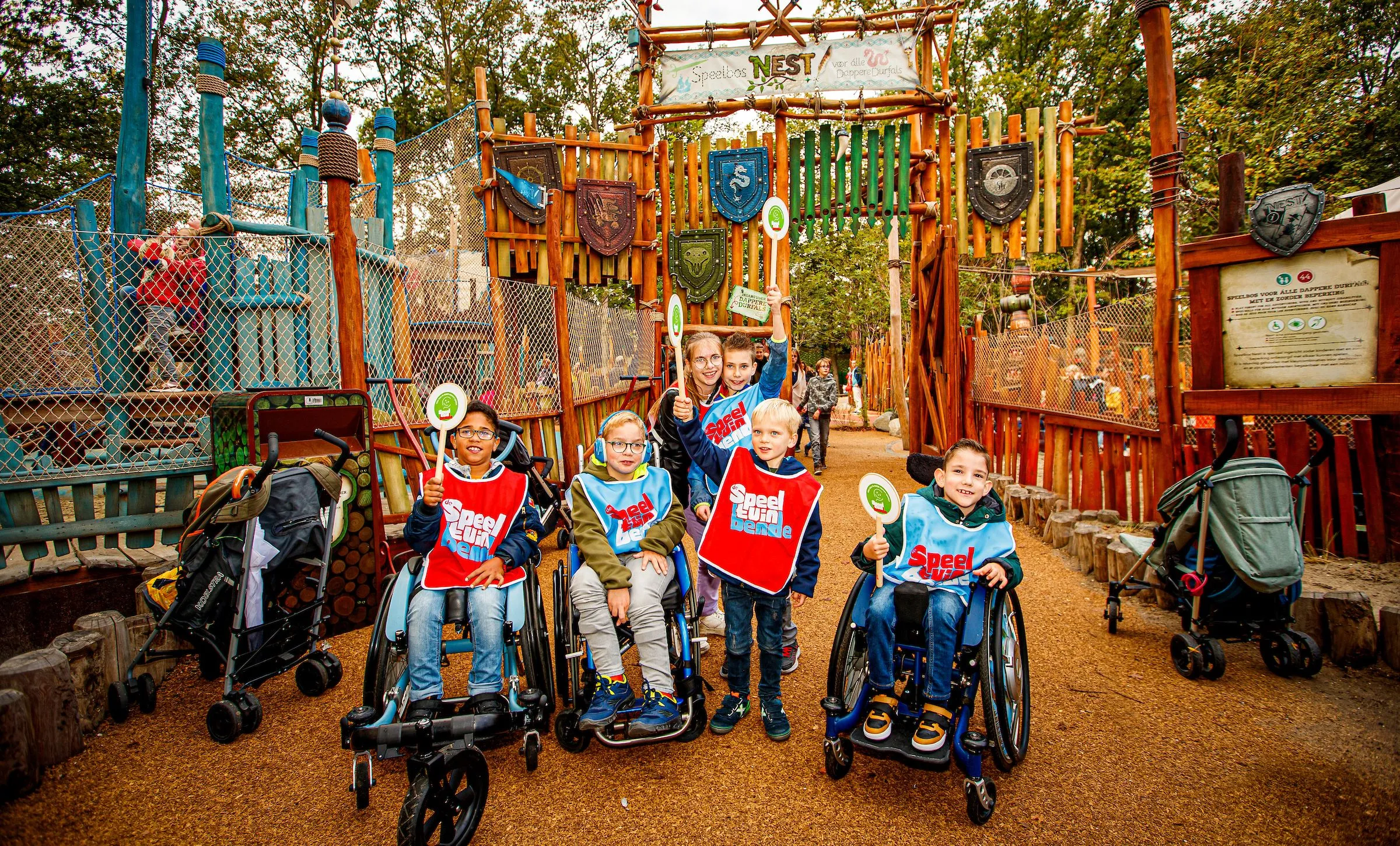 speeltuinbende test nest alle deelnemers efteling