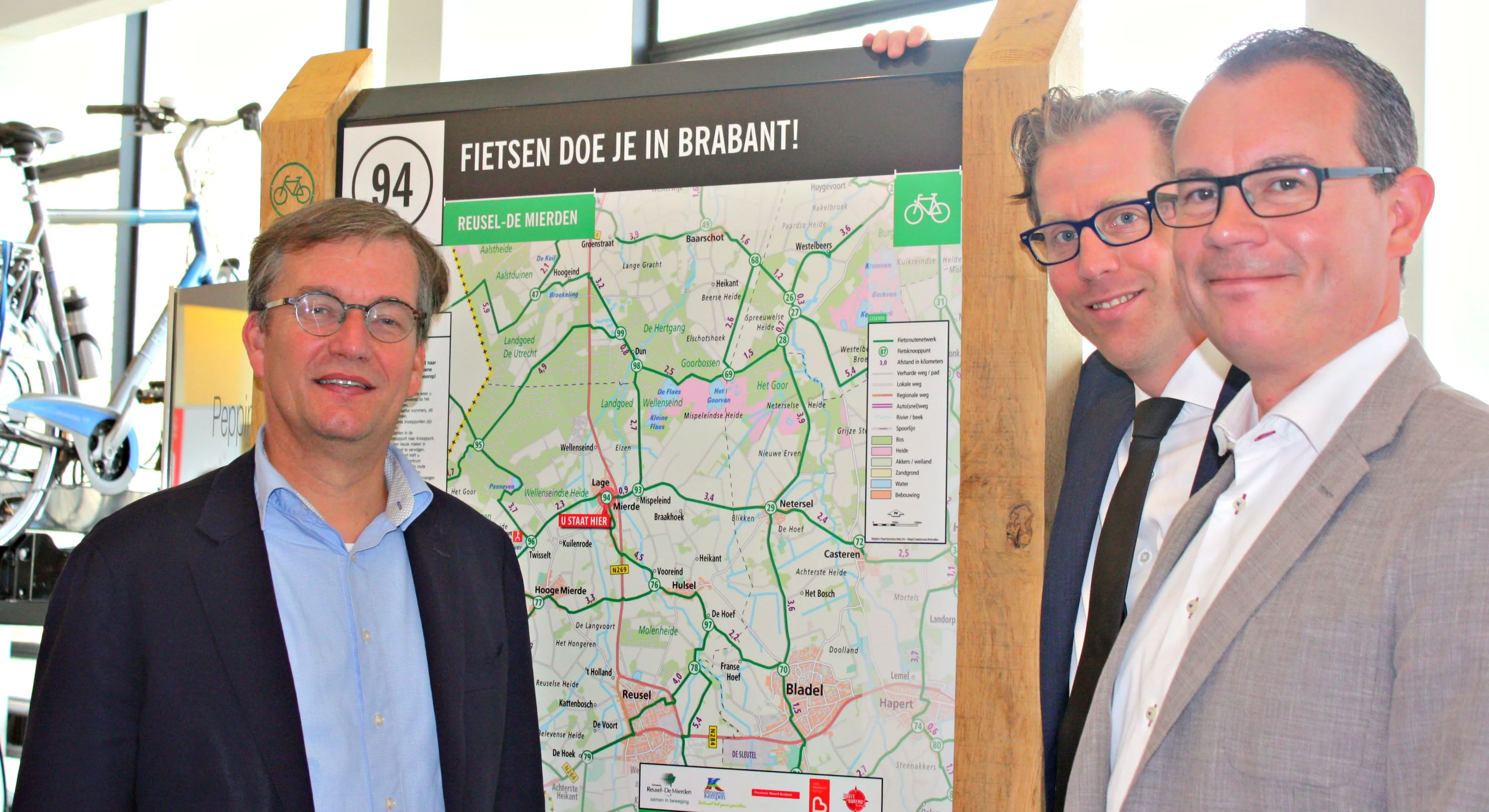 vernieuwd fietsroutenetwerk brabant