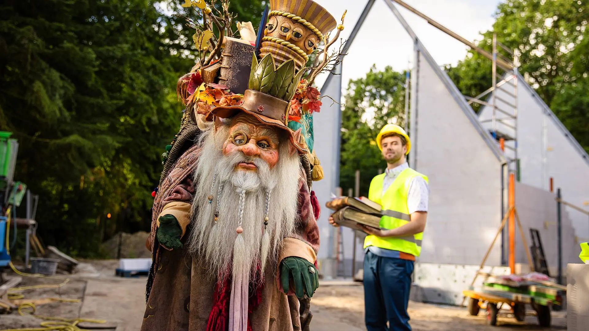 Contouren bibliotheek met Sprookjessprokkelaar - Efteling